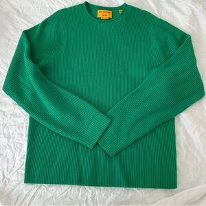 Guest in residence green crewneck cashmere sweater